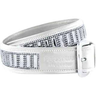 Equestrian Stockholm Gürtel Damen Belt Contest White 80 cm - Weiß