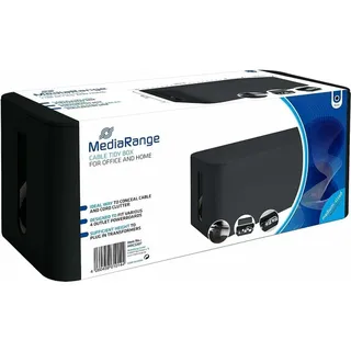 MediaRange Kabelbox 0,32 m 1-tlg. schwarz