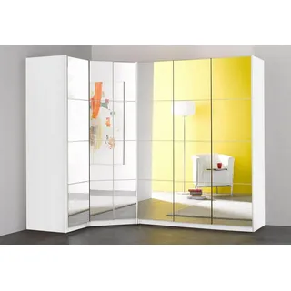 Priess Eckschrank Malaga 193 x 193 x 0 cm Weiß