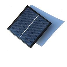 NUZAMAS Solarladegeräte AA Wiederaufladbare Batterie Solar Panel Ladegerät Aufladen 2 Batterien 4V 1W