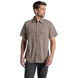Craghoppers Kurzarmhemd Braun L