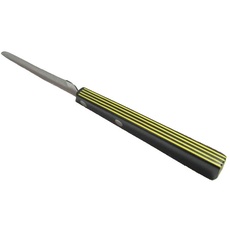 GÜDE Solingen - Universalmesser gelb / schwarz mit Wellenschliff, 10 cm, UNI, POM