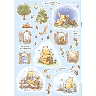 KOMAR Deko-Sticker Pooh Adventures 50 x 70 cm