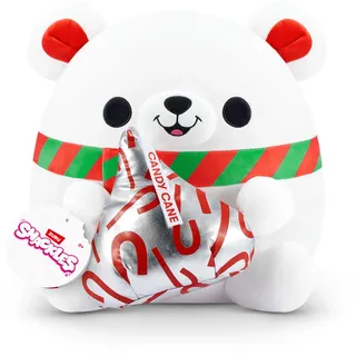 Snackles 77628E Weihnachten groß, Hershey's Candy Cane, Polar Bear (Kisses), Medium (36 cm)