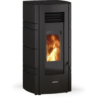 Justus | Pelletofen | Sia | 2,4 - 8 kW | Stahl Schwarz