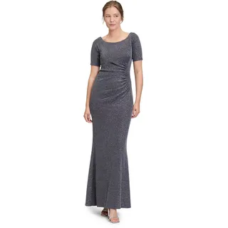 Vera Mont Abendkleid Glitzer-Look Blau/Grau 40