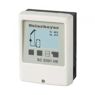 Solarbayer Solarregler Systemregler SC0301HE Einkreis Temperatur-Differenzregler