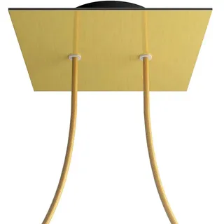 Creative Cables Messing Krovnq202f107 Rose-one Quadratisches Satinrosen-set - Multicolor - 200 mm