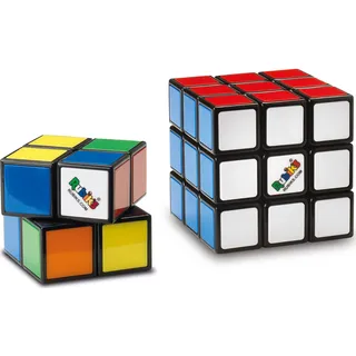 Rubik's 6064009 SPIN MASTER - Rubik's – Duo Pack 3x3 – 2x2 NEW 3-2022 2 x 2, 3 x 3)