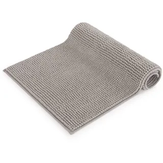 Blumtal Badteppich Hellgrau 50 x 80 cm