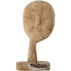 Bild Zierstück, dekorativer Kopf, natur, recyceltes Holz