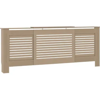 vidaXL MDF Heizkörperverkleidung 205 cm - Braun