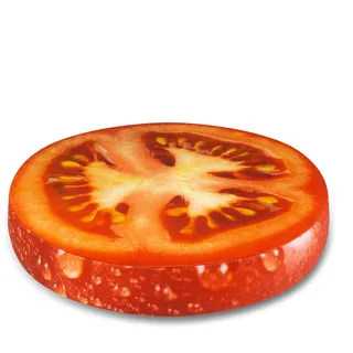 SANDINI Sitzkissen - Rund 38 x 6 cm - Riesige Auswahl - Holz - Obst - Gemüse - Blume des Lebens - Kissen für Wohnräume und Garten - Kinder Bodenkissen