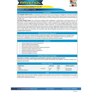 Getriebeöl RAVENOL 1211140 AWD-H FLUID 300ml
