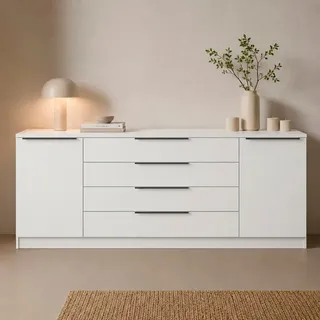 borchardt Möbel Tom 200 x 72 x 35 cm Weiß