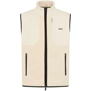 BOSS GREEN Fleeceweste Stehkragen, Relaxed Fit