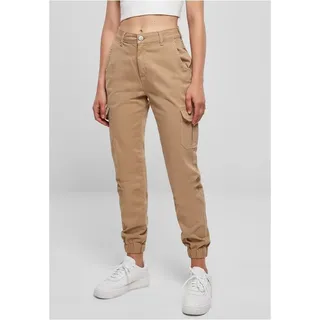 URBAN CLASSICS High Waist Cargohose Union Beige 29