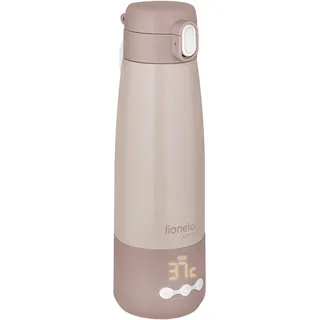 lionelo Thermup Bottle tragbarer Babyflaschenwärmer für unterwegs | kabellos, Thermosflasche mit Heizfunktion, erwärmt Milch oder Wasser in 3,5 Min., 37–55 °C, Warmhalten bis 20 h, Edelstahl SU