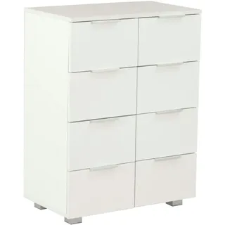 vidaXL Sideboard Hochglanz-Weiß 60x35x80 cm Holzwerkstoff