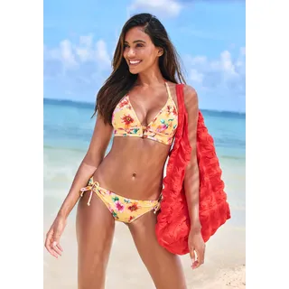 Sunseeker Bikini-Hose "Mila" im floralen Design, gelb, bedruckt