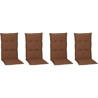 Beo Sitzauflage Hochlehner Tolonaro 4er-Set DunkelBraun
