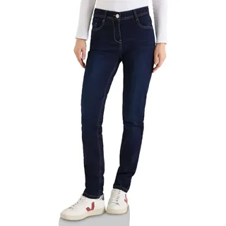 Cecil Slim Leg Jeans Dark Blue wash 30