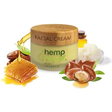 Bio Ultra Reichhaltige Gesichtscreme mit Bio-Jojobaöl & Arganöl, Shea-Butter - Intensive Feuchtigkeitscreme für Trockene, Empfindliche Haut, 50ml