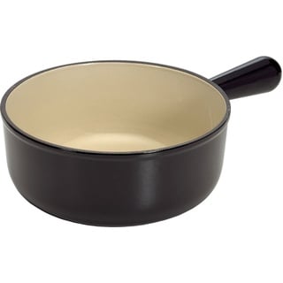 Le Creuset Caquelon 18 cm Schwarz