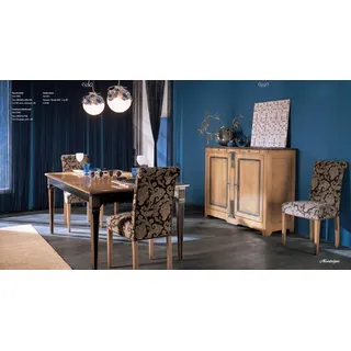 Esstische Tische  Möbel Esstisch Naturholz Retro Style Esszimmer Wohnzimmer - Braun