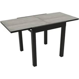 DEGAMO FARO Ausziehtisch 70/140 x 70 x 75 cm grau