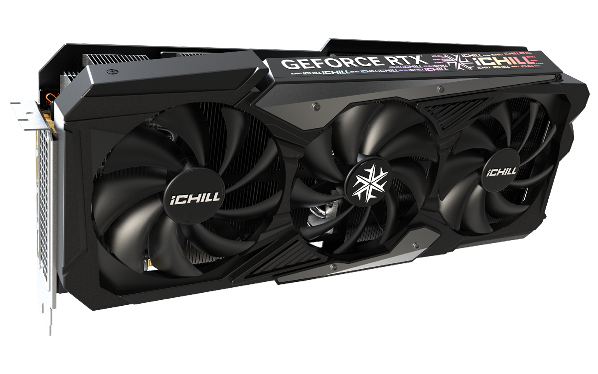 Bild von GeForce RTX 4070 Ti SUPER iCHILL X3, 16GB GDDR6X, HDMI, 3x DP (C407TS3-166XX-186148H)