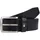 Herrengürtel Leder 3 5 cm Blau 90
