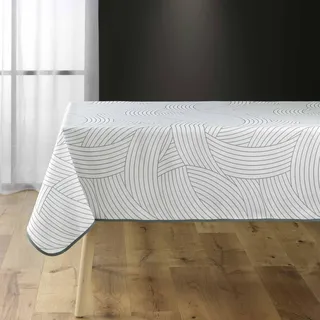 Douceur d'Intérieur Linea Tischdecke, quadratisch (150 x 150 cm), bedruckter Polyester