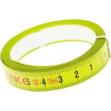 Bahco, Messlehre, Adhesive steel measuring tape Bahco "R" L-6m. 13mm scale from left to right (600 cm)