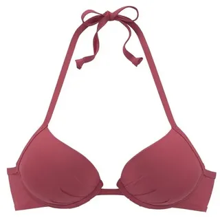 s.Oliver Push-Up-Bikini-Top »Rome« in verschiedenen unifarben, rot