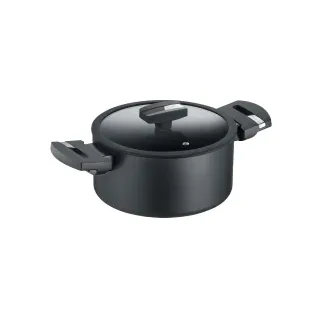 Berndes Kochtopf mit Deckel, Aluminium, 2 Griffe, Nachhaltiger Topf aus 64 100 % recycelten Aluminiumdosen, Durchmesser: 20 cm