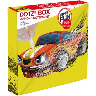 Diamond Dotz Kreativset »Diamond Painting Rennauto«, bunt