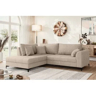 OTTO home »LEEVKE Design-Sofa mit Ottomane rechts/links bestellbar, Breite 232 cm« in vielen modernen Farben erhältlich, belastbar bis 480 kg
