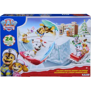 PAW PATROL Adventskalender 2026 - mit 21 hochwertigen Überraschungen und 3 Stickerbögen, Verpackung als Spielwelt, Spielzeug für Kinder ab 3 Jahren