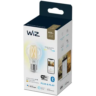 WIZ 60W E27 Standardform Filament Clear (TW) Einzelpack