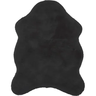 Astra Elda Fellteppich 55 x 80 cm Schwarz