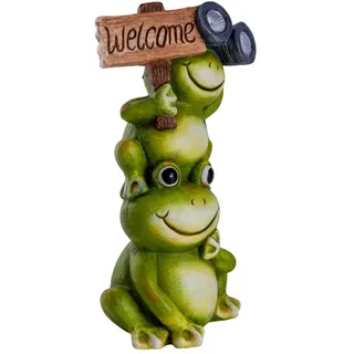 NÄVE LED Solarleuchte Frosch H: 45 cm