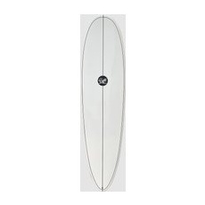 Light Minilog White - Epoxy - US + Future 6'4 Surfboard uni, Uni