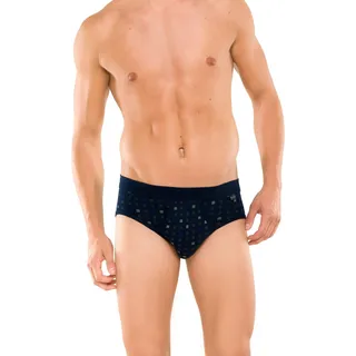 SCHIESSER Slip kariert blau L 2er Pack