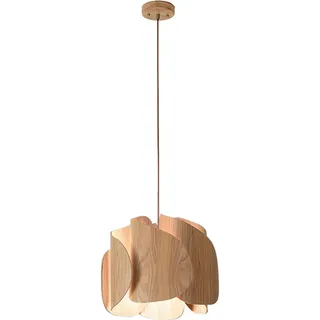 Fabas Luce Hängeleuchte , Holz , Esche , spiralförmig , 200 cm , höhenverstellbar , Lampen & Leuchten, Leuchtenserien