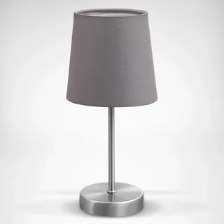 B.K.Licht Tischleuchte Grau
