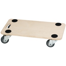 Dörner + Helmer Transportroller Stabil Professionell (Tragkraft 400 kg, Auflagefläche 590x290 mm, Transporthilfe, Möbelroller mit VG-Rollen) 300691