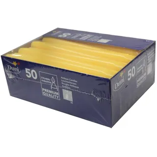 D. LEUCHTERKERZEN GELB 50ST