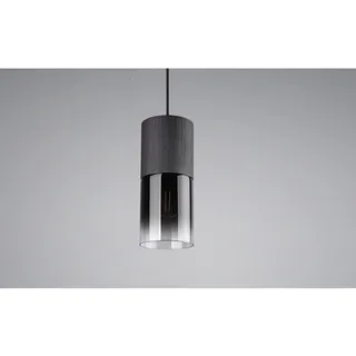 Trio Robin 1-flg. 10 cm zylinderförmig schwarz matt