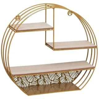 Atmosphera Wandregal Metall 0 x 0 x 0 cm Gold
